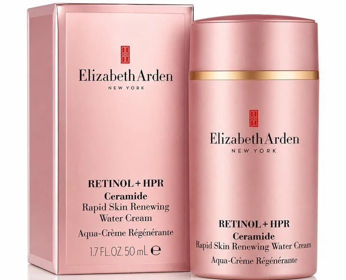 Elizabeth Arden Retinol + HPR Ceramide Rapid Skin Renewing Water Cream 1.7 oz / 50ml | Anti-Aging Face Moisturizer | Brand New