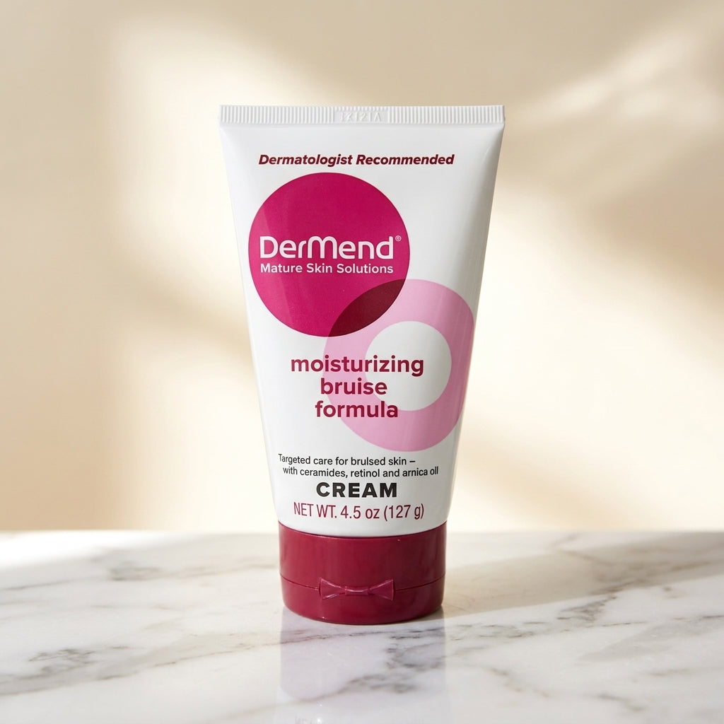 DerMend Moisturizing Bruise Formula Cream 4.5 oz / 127g – Arnica, Ceramides & Retinol – Mature Skin Care – Brand New
