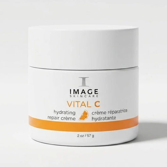 IMAGE Skincare Vital C Hydrating Repair Crème 2 oz / 57g Vitamin C Facial Moisturizer for Dry &amp; Sensitive Skin
