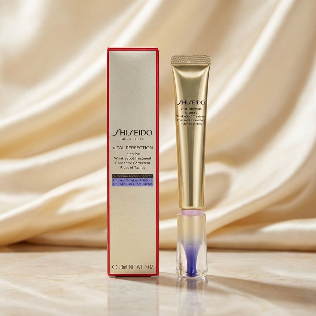 Shiseido Vital Perfection Intensive WrinkleSpot Treatment 20mL / 0.7 oz | Anti-Wrinkle &amp; Dark Spot Corrector with ReNeura Technology++ | New in Box