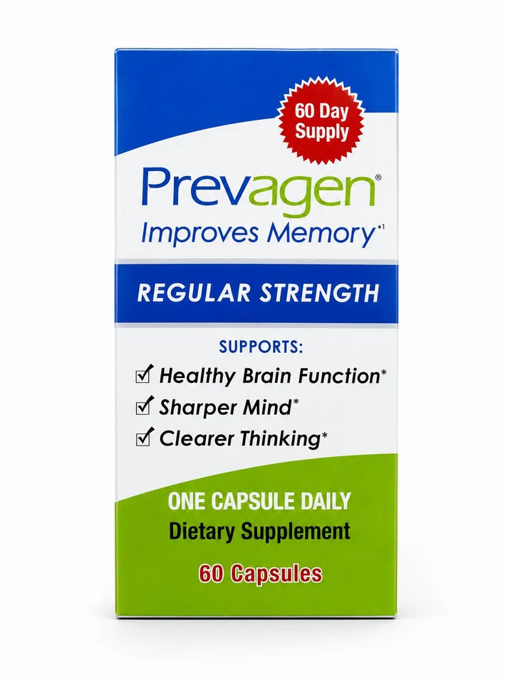 Prevagen Regular Strength Memory Support Supplement 60 Capsules | Daily Brain Health &amp; Cognitive Support | New &amp; Sealed