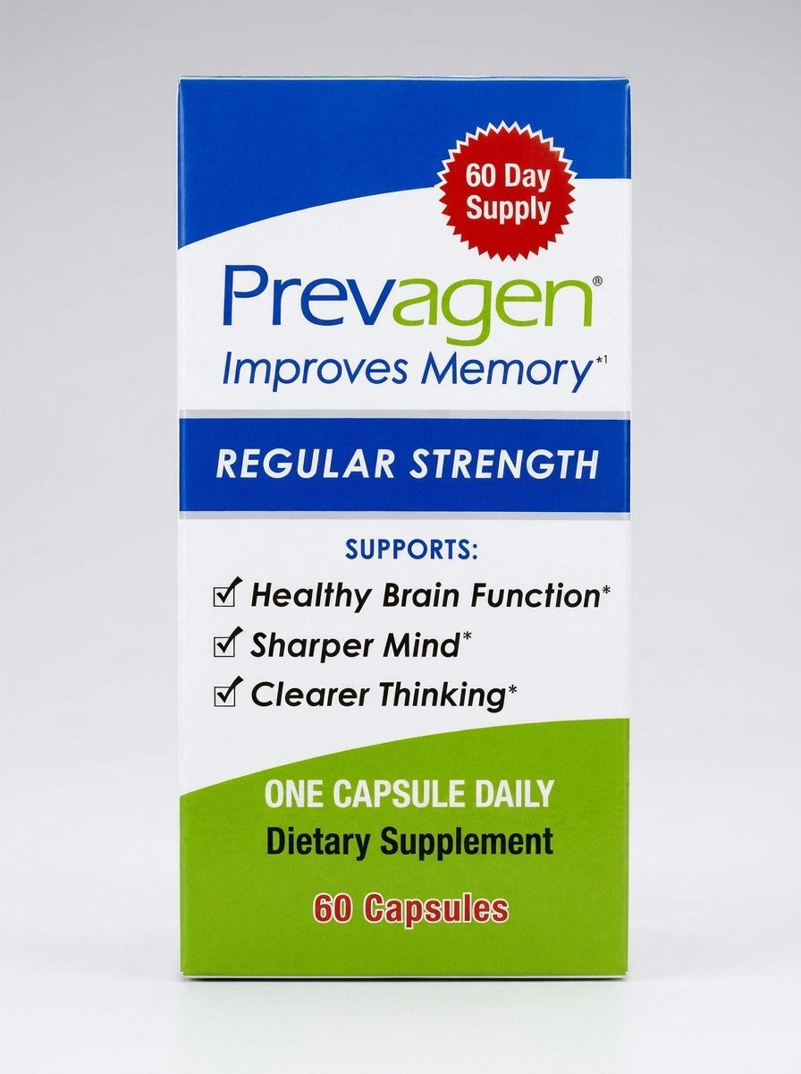 Prevagen Regular Strength Memory Support Supplement 60 Capsules | Daily Brain Health &amp; Cognitive Support | New &amp; Sealed