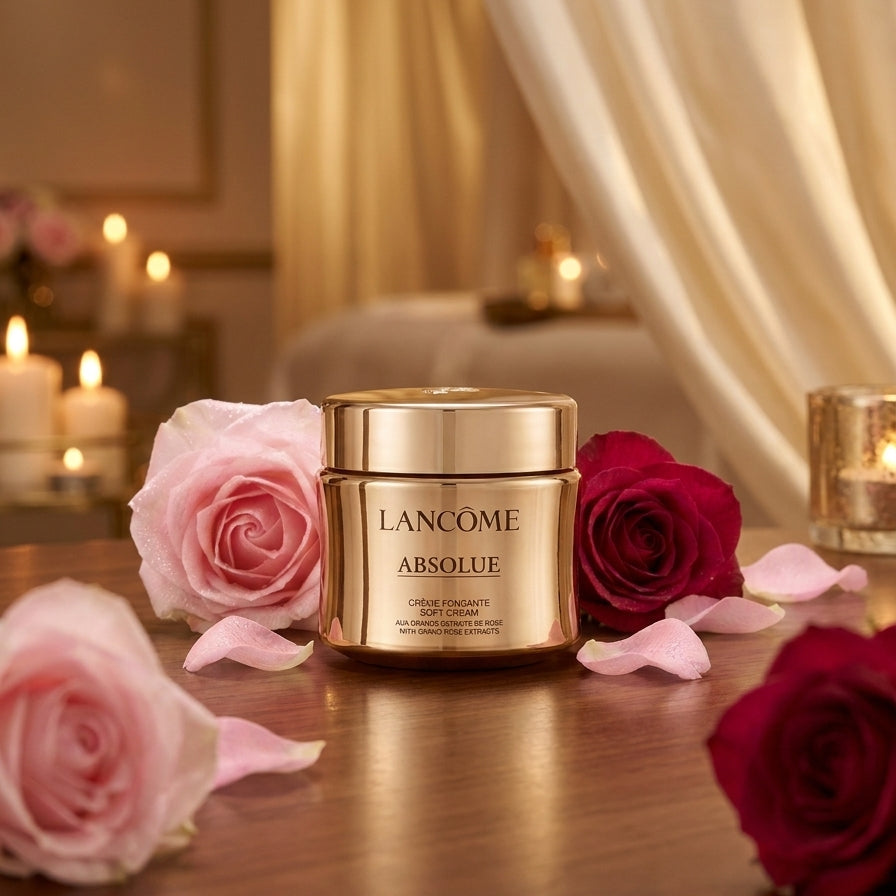 Lancôme Absolue Rich Cream 60ml / 2 oz Regenerating Brightening Face Moisturizer with Grand Rose Extracts – Authentic New &amp; Sealed