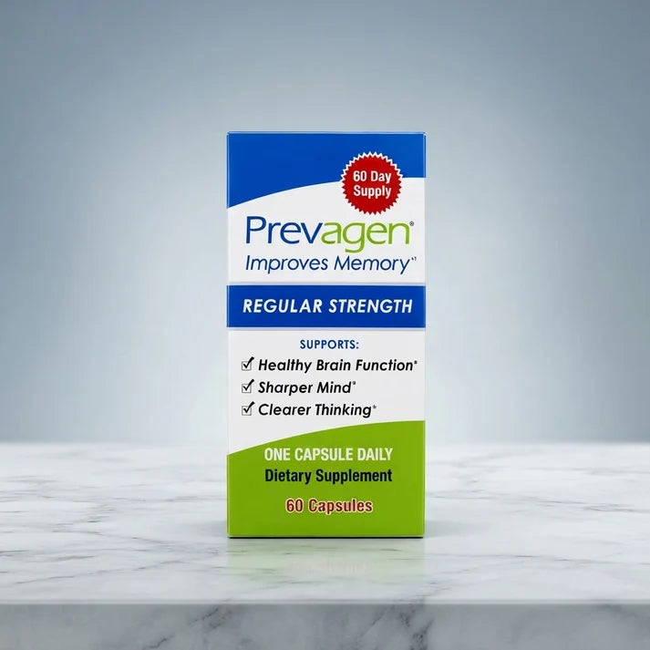 Prevagen Regular Strength Memory Support Supplement 60 Capsules | Daily Brain Health &amp; Cognitive Support | New &amp; Sealed