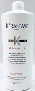 Kérastase Specifique Bain Prévention Shampoo 1000ml / 34 fl oz Anti-Hair Loss Strengthening Shampoo for Thinning Hair
