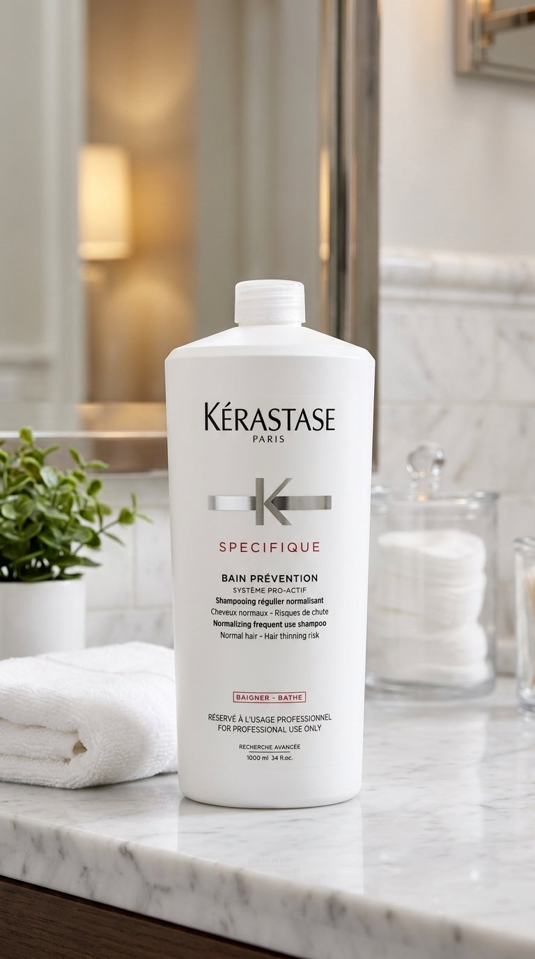 Kérastase Specifique Bain Prévention Shampoo 1000ml / 34 fl oz Anti-Hair Loss Strengthening Shampoo for Thinning Hair