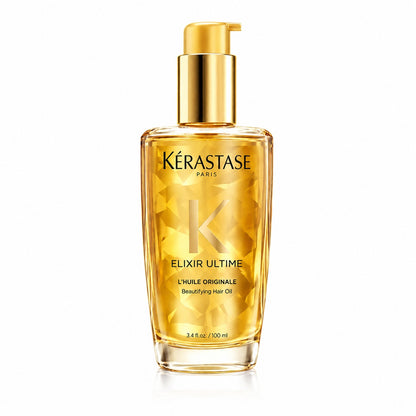 Kérastase Elixir Ultime L'Huile Original Hair Oil 3.4 oz / 100ml – Luxury Shine &amp; Frizz Control – New