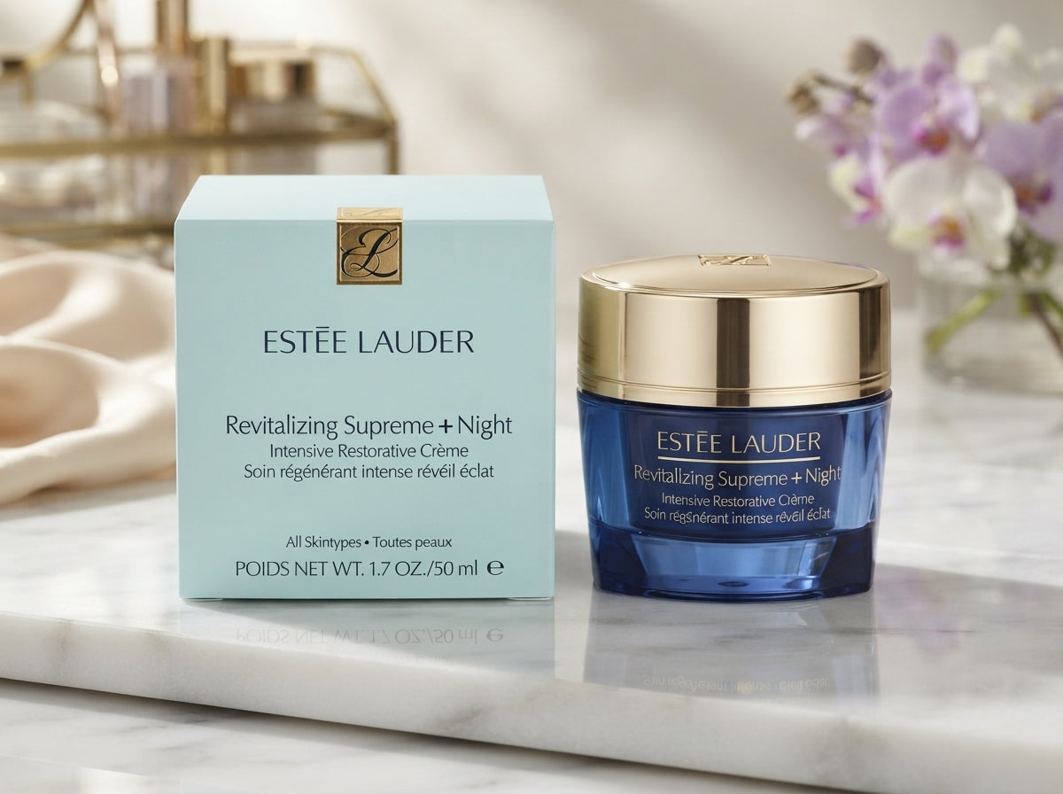Estée Lauder Revitalizing Supreme+ Night Intensive Restorative Cream 1.7 oz / 50ml | Anti-Aging Night Moisturizer | New in Box (NIB)