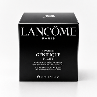 Lancôme Advanced Génifique Repairing Night Cream 1.7 oz / 50ml – Overnight Hydrating &amp; Anti-Aging Face Cream – New &amp; Sealed