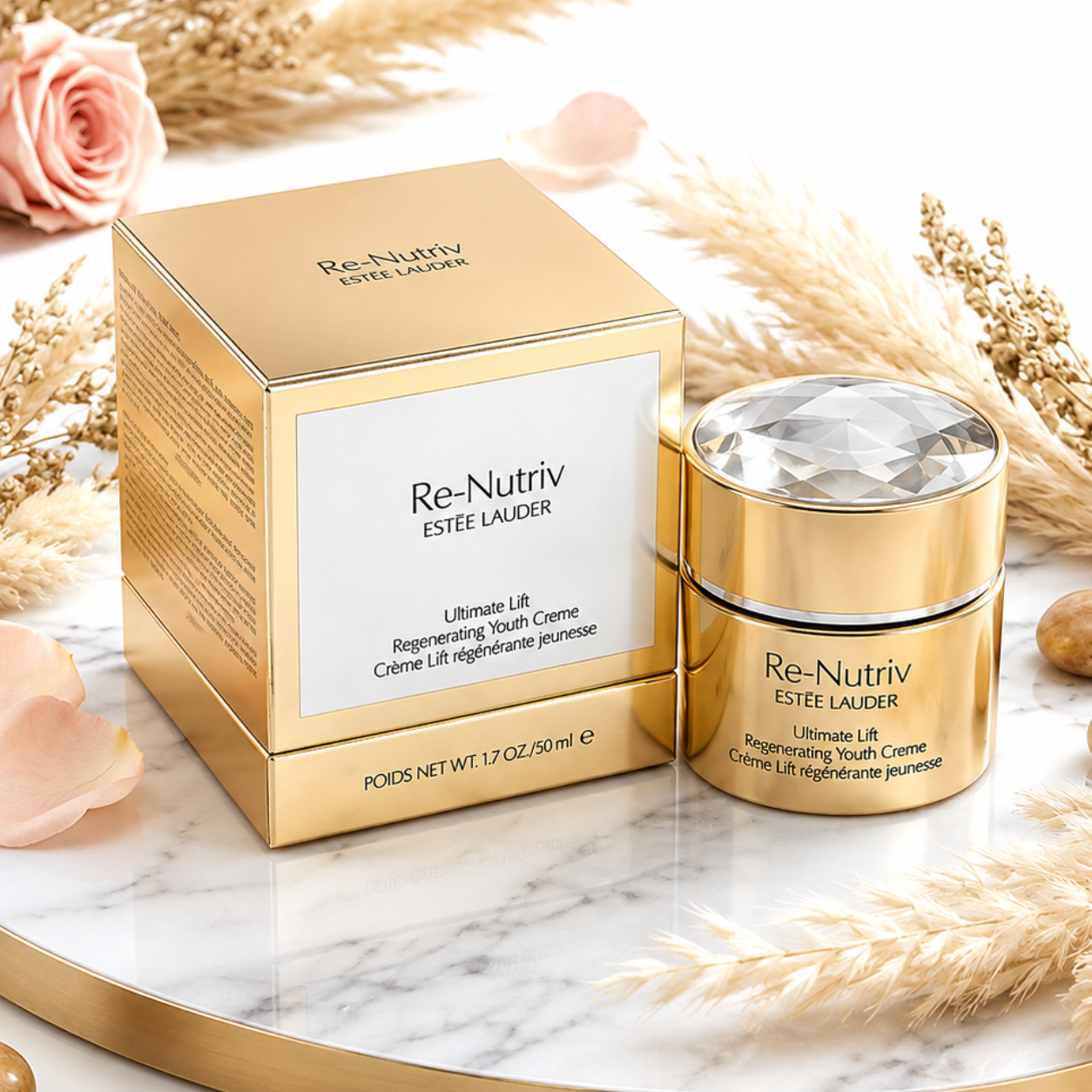 Estée Lauder Re-Nutriv Ultimate Lift Regenerating Youth Crème 1.7 oz / 50ml | Luxury Anti-Aging Face Moisturizer | New &amp; Sealed