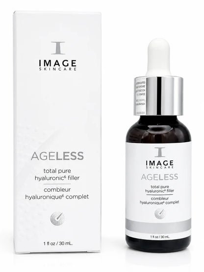 IMAGE Skincare AGELESS Total Pure Hyaluronic⁶ Filler 1 fl oz / 30ml – Advanced Hydrating Anti-Aging Serum – New &amp; Sealed