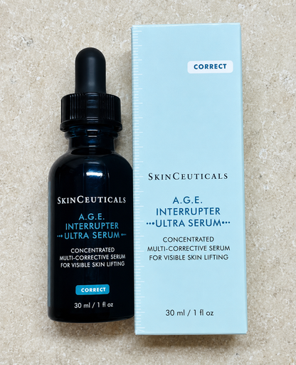 SkinCeuticals A.G.E. Interrupter Ultra Serum 1 fl oz / 30ml | Concentrated Multi-Corrective Lifting Serum | Brand New