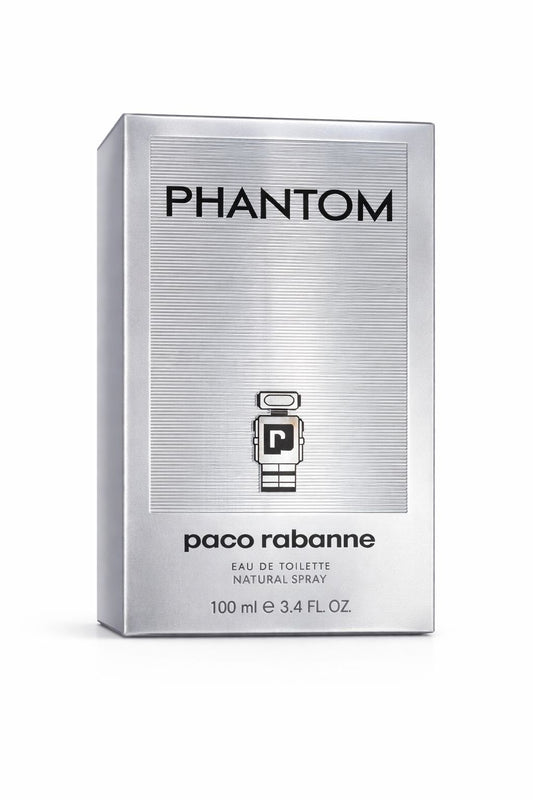 Paco Rabanne Phantom Eau de Toilette (EDT) Spray for Men 3.4 oz / 100ml – Natural Spray – Brand New &amp; Sealed