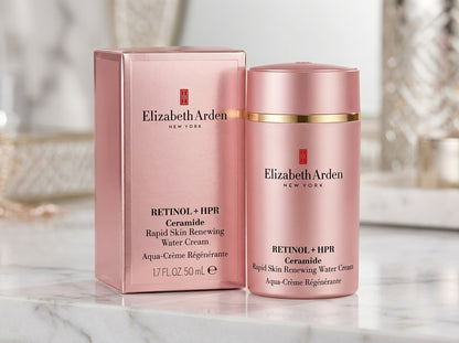 Elizabeth Arden Retinol + HPR Ceramide Rapid Skin Renewing Water Cream 1.7 oz / 50ml | Anti-Aging Face Moisturizer | Brand New