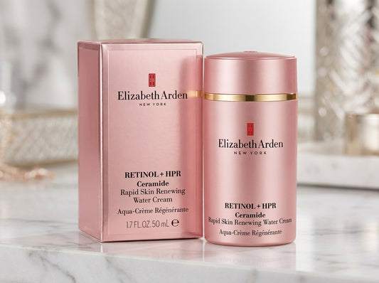 Elizabeth Arden Retinol + HPR Ceramide Rapid Skin Renewing Water Cream 1.7 oz / 50ml | Anti-Aging Face Moisturizer | Brand New