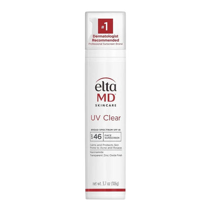 EltaMD UV Clear Broad Spectrum SPF 46 Face Sunscreen 3.7 oz / 106g | Oil-Free Facial Sunscreen for Sensitive &amp; Acne-Prone Skin | Brand New
