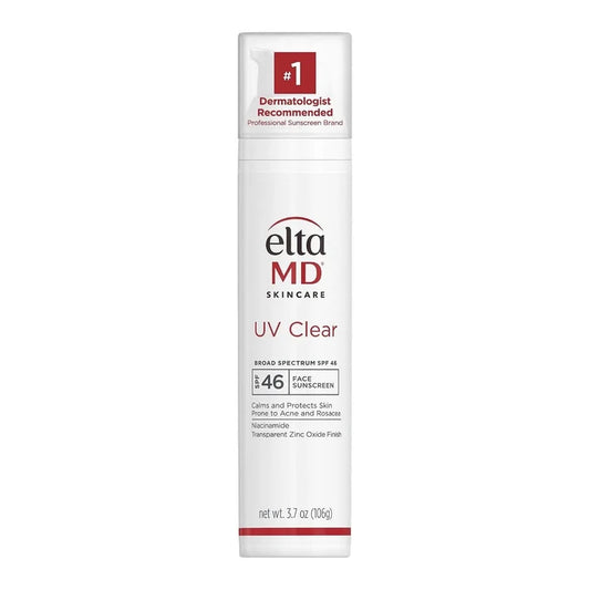 EltaMD UV Clear Broad Spectrum SPF 46 Face Sunscreen 3.7 oz / 106g | Oil-Free Facial Sunscreen for Sensitive &amp; Acne-Prone Skin | Brand New
