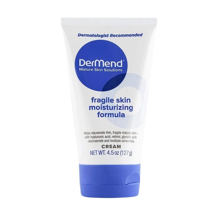 DerMend Fragile Skin Moisturizing Formula Cream 4.5 oz / 127g | Hydrating Cream for Mature Skin | Dermatologist Recommended | Brand New