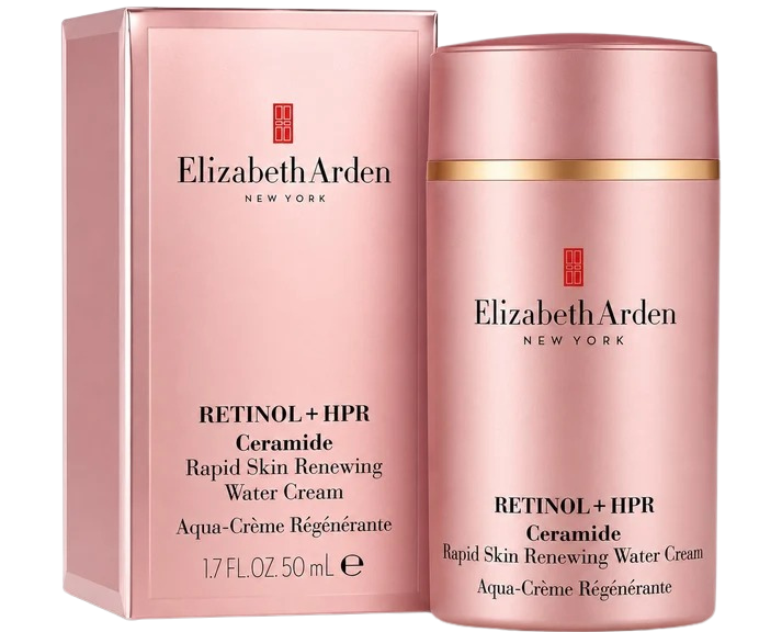 Elizabeth Arden Retinol + HPR Ceramide Rapid Skin Renewing Water Cream 1.7 oz / 50ml | Anti-Aging Face Moisturizer | Brand New