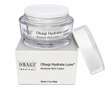 Obagi Hydrate Luxe Moisture-Rich Cream 1.7 oz / 48g – Intensive Overnight Facial Moisturizer for Dry Skin – Brand New &amp; Sealed