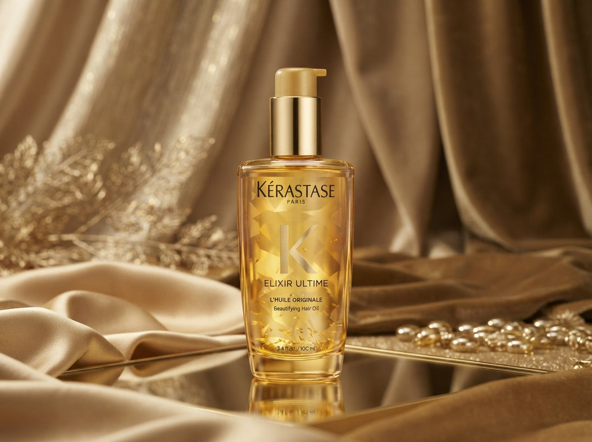 Kérastase Elixir Ultime L'Huile Original Hair Oil 3.4 oz / 100ml | Luxury Shine &amp; Frizz Control | New