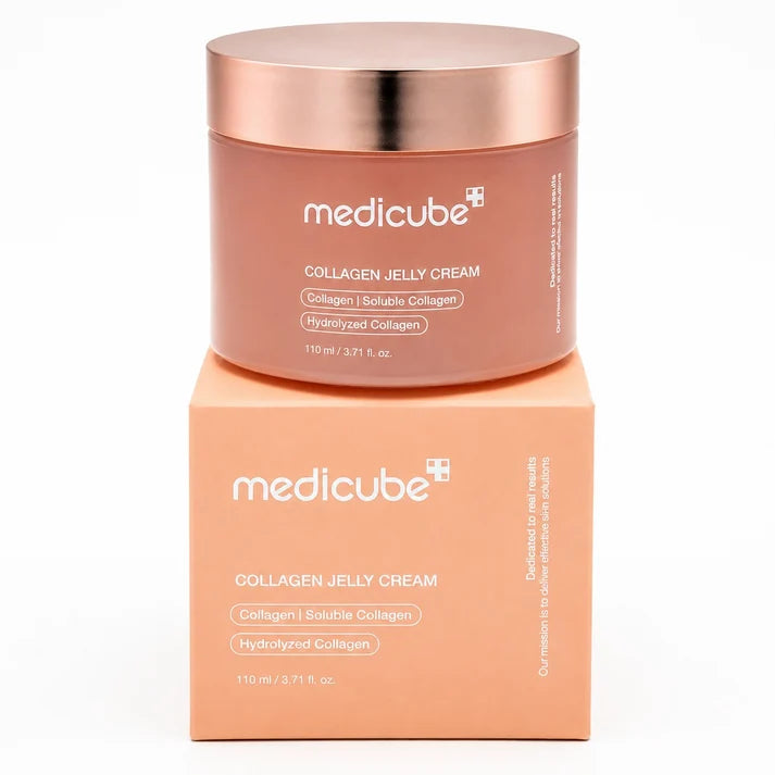 MEDICUBE Collagen Jelly Cream 110ml / 3.71 oz – Deep Moisturizing &amp; Firming Collagen Face Cream | K-Beauty Skincare