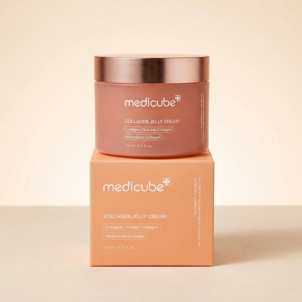 MEDICUBE Collagen Jelly Cream 110ml / 3.71 oz – Deep Moisturizing &amp; Firming Collagen Face Cream | K-Beauty Skincare