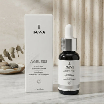 IMAGE Skincare AGELESS Total Pure Hyaluronic⁶ Filler 1 fl oz / 30ml – Advanced Hydrating Anti-Aging Serum – New &amp; Sealed