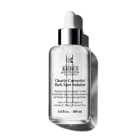 Kiehl's Clearly Corrective Dark Spot Solution 100ml / 3.4 oz Brightening Face Serum – New in Box