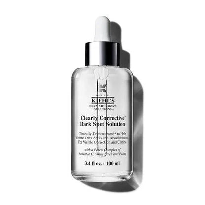 Kiehl's Clearly Corrective Dark Spot Solution 100ml / 3.4 oz Brightening Face Serum – New in Box
