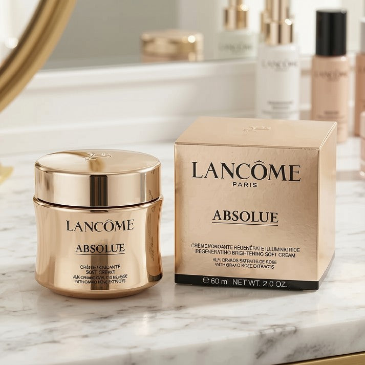 Lancôme Absolue Rich Cream 60ml / 2 oz Regenerating Brightening Face Moisturizer with Grand Rose Extracts – Authentic New &amp; Sealed