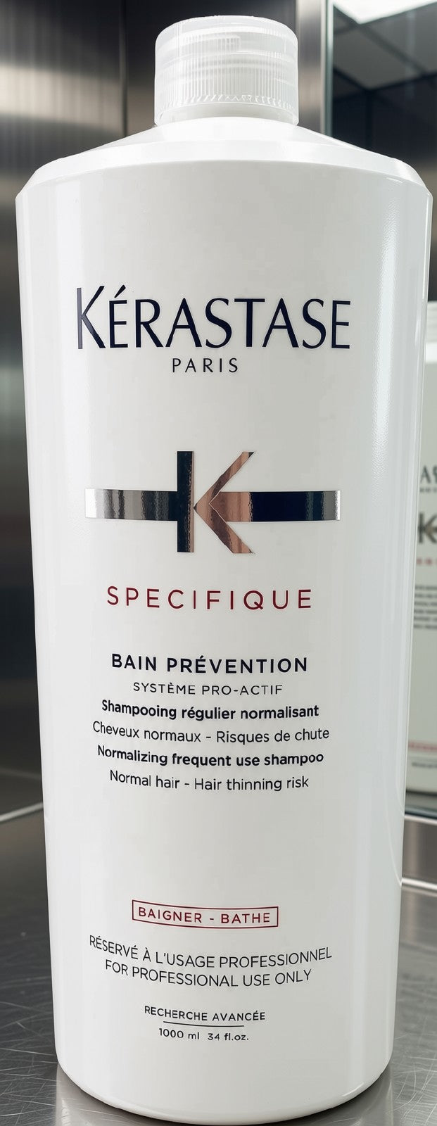 Kérastase Specifique Bain Prévention Shampoo 1000ml / 34 fl oz Anti-Hair Loss Strengthening Shampoo for Thinning Hair