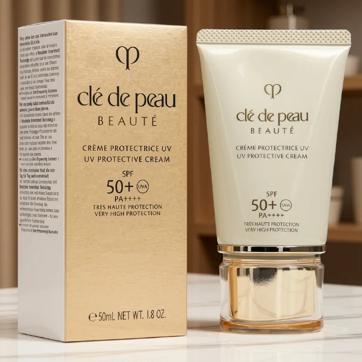 Clé de Peau Beauté UV Protective Cream SPF 50+ PA++++ Sunscreen 1.8 oz / 50ml – Very High UV Protection – Brand New