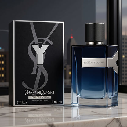 Yves Saint Laurent Y Eau de Parfum Spray for Men 3.3 oz / 100ml | Long-Lasting Men's Fragrance | New &amp; Sealed