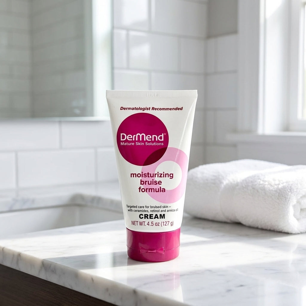 DerMend Moisturizing Bruise Formula Cream 4.5 oz (127g) | Arnica, Ceramides &amp; Retinol | Mature Skin | Brand New