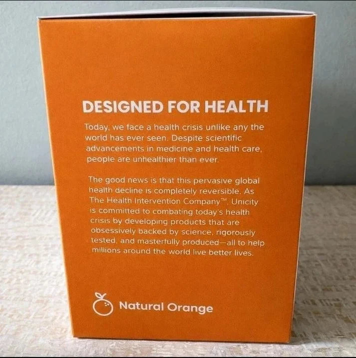 Unicity Balance Orange Fiber Supplement Drink Mix 30 Stick Packs | Glucose &amp; Cholesterol Support | Natural Orange Flavor | New &amp; Sealed