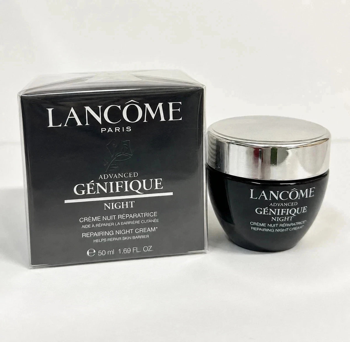 Lancôme Advanced Génifique Repairing Night Cream 1.7 oz / 50ml New Sealed