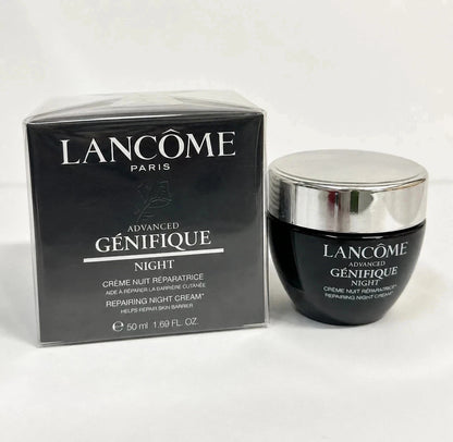 Lancôme Advanced Génifique Repairing Night Cream 1.7 oz / 50ml New Sealed