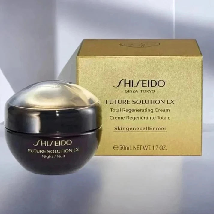 Shiseido Future Solution LX Total Regenerating Cream 50mL / 1.7 oz | Luxury Anti-Aging Face Moisturizer with SkingenecellEnmei