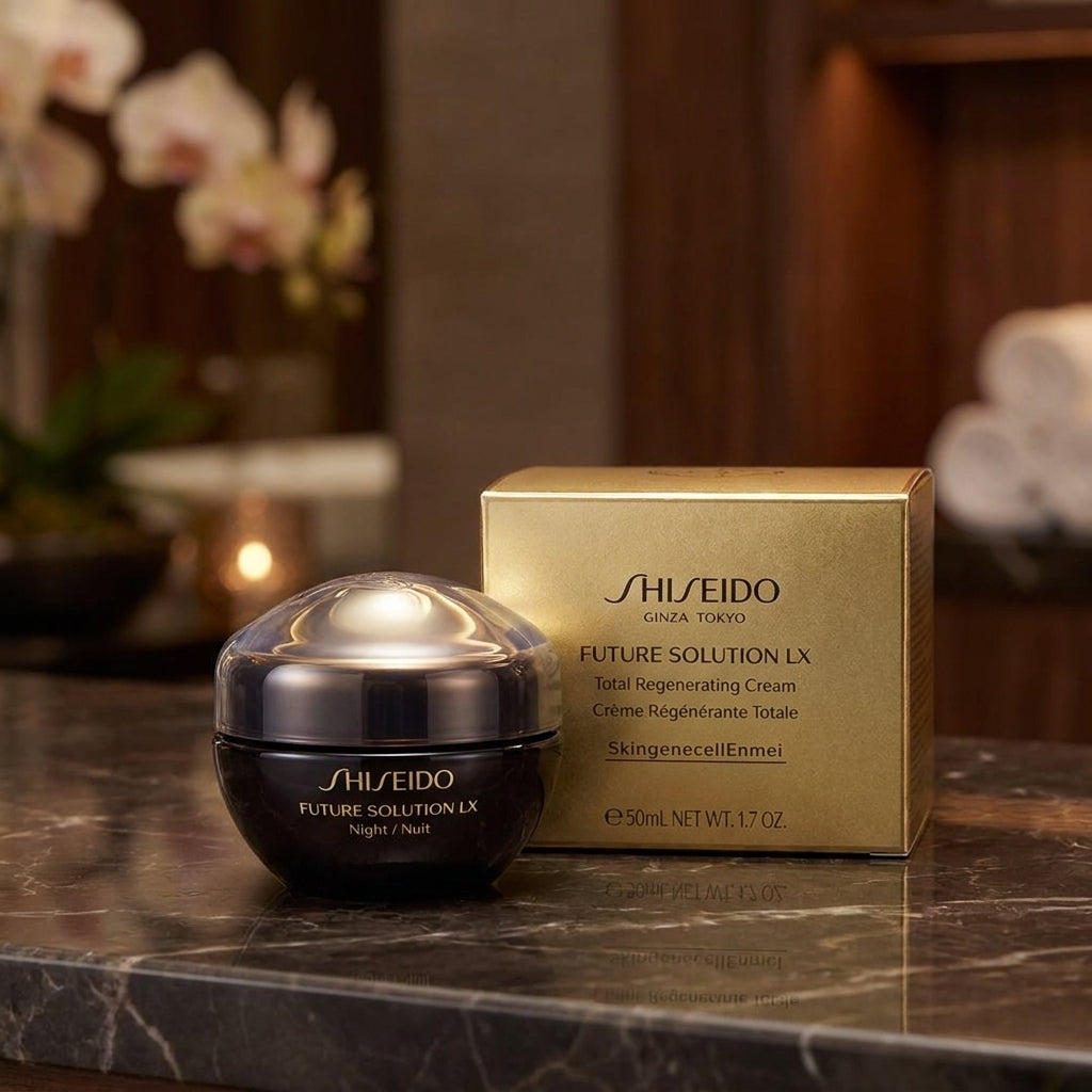 Shiseido Future Solution LX Total Regenerating Cream 50mL / 1.7 oz | Luxury Anti-Aging Face Moisturizer with SkingenecellEnmei