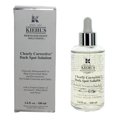 Kiehl's Clearly Corrective Dark Spot Solution 100ml / 3.4 oz Brightening Face Serum – New in Box