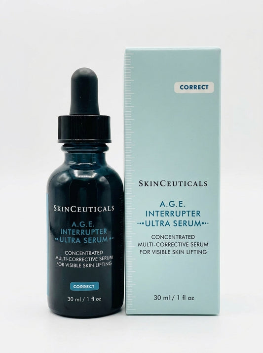 SkinCeuticals A.G.E. Interrupter Ultra Serum 1 fl oz / 30ml | Concentrated Multi-Corrective Lifting Serum | Brand New