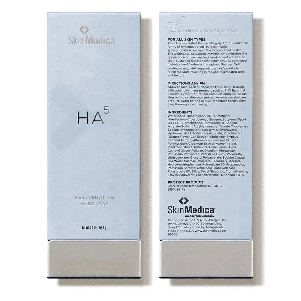 SkinMedica HA5 Rejuvenating Hydrator 2 oz / 56.7g Hydrating Face Moisturizer – New Sealed Box