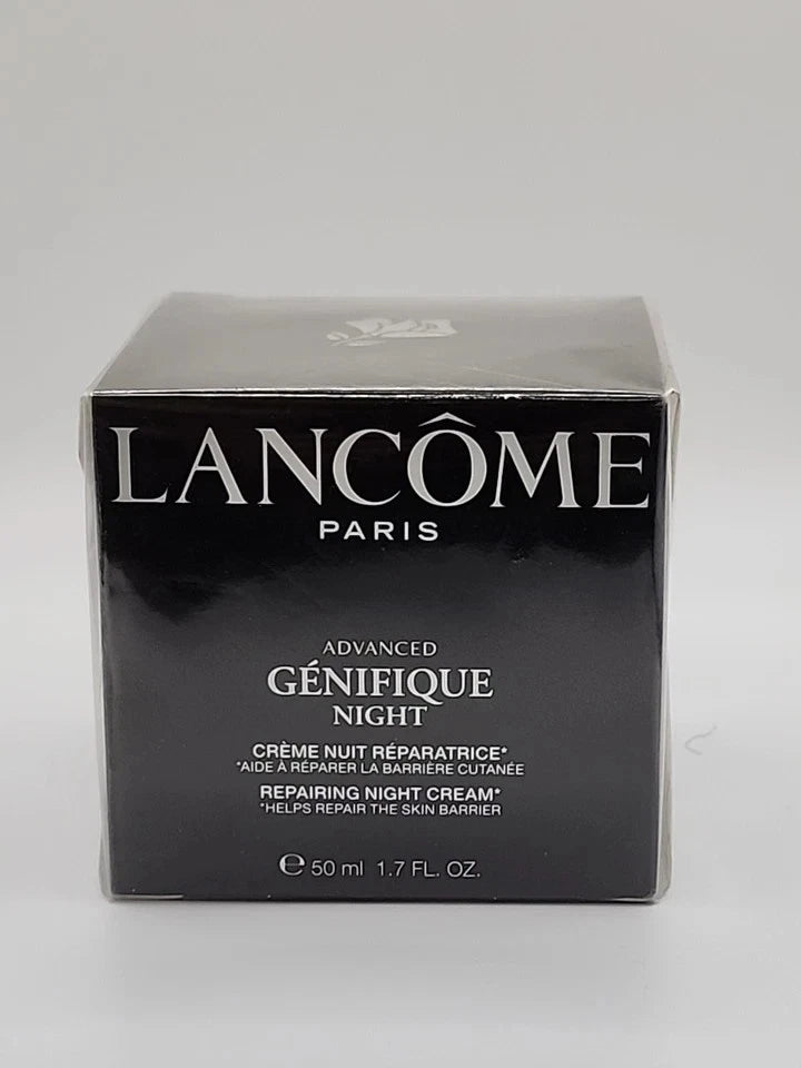 Lancôme Advanced Génifique Repairing Night Cream 1.7 oz / 50ml New Sealed
