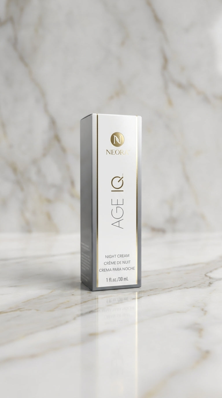Neora AGE IQ™ Night Cream 30ml (1 fl oz) | Anti-Aging Facial Moisturizer for Overnight Skin Renewal &amp; Hydration