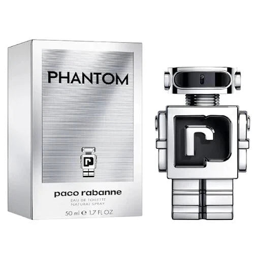 Paco Rabanne Phantom Eau de Toilette (EDT) Spray for Men 3.4 oz / 100ml – Natural Spray – Brand New &amp; Sealed