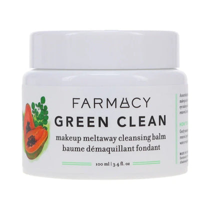 Farmacy Green Clean Makeup Meltaway Cleansing Balm 3.4 oz / 100ml | Makeup Remover &amp; Face Cleanser | Brand New