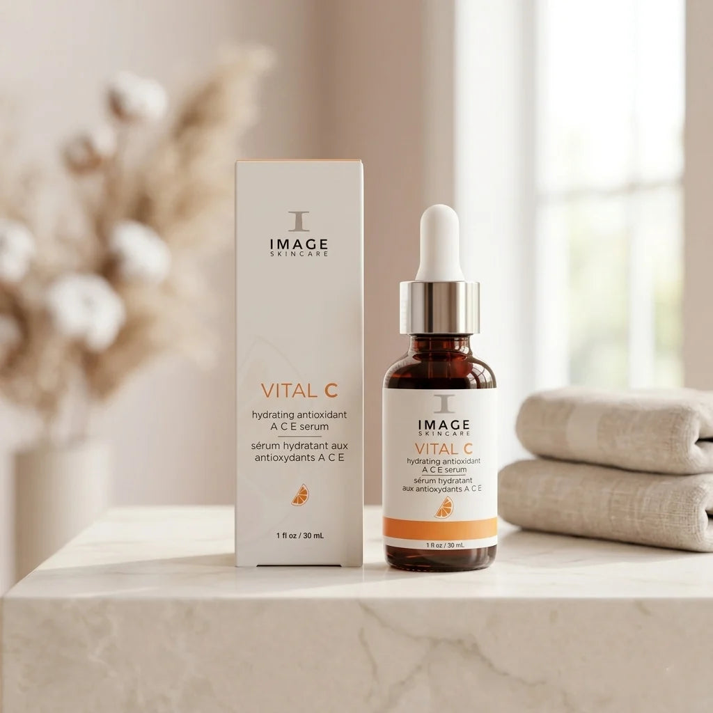 IMAGE Skincare Vital C Hydrating Antioxidant A.C.E. Serum 1 fl oz / 30ml | Vitamin C Facial Serum | Brand New