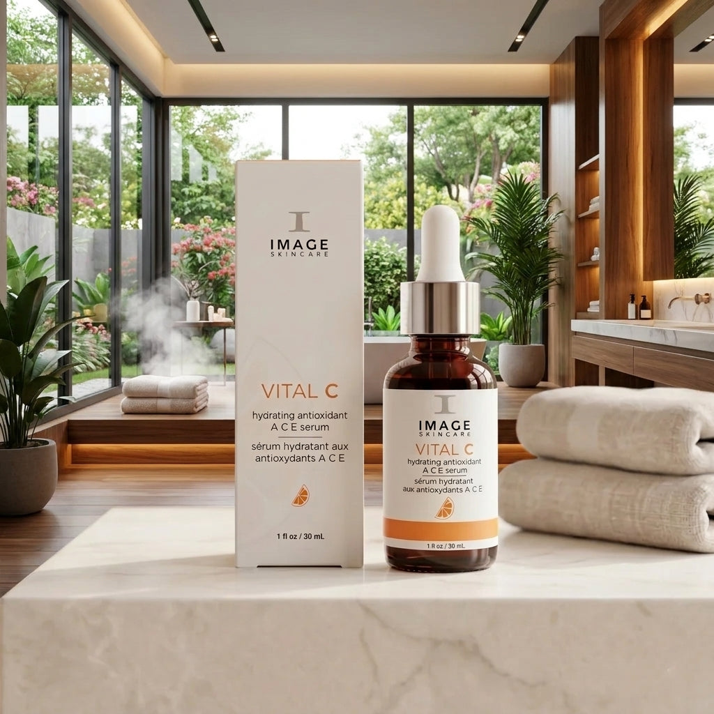 IMAGE Skincare Vital C Hydrating Antioxidant A.C.E. Serum 1 fl oz / 30ml | Vitamin C Facial Serum | Brand New